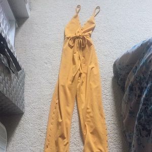 Vintage gold jumpsuit one piece! 🌞